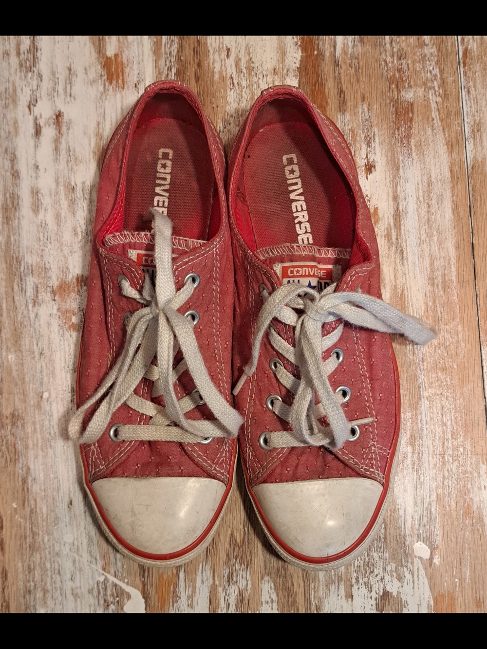 Converse Red Low-Top Chuck Taylor Sneakers